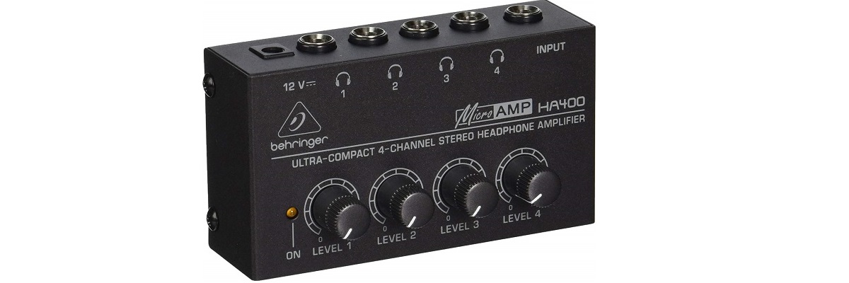 Behringer Microamp HA400 4-Channel Stereo Headphone Amplifier