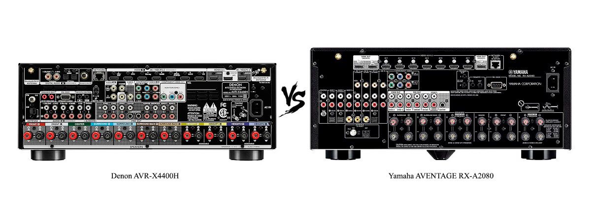 Yamaha AVENTAGE RX-A2080 vs Denon AVR-X4400H