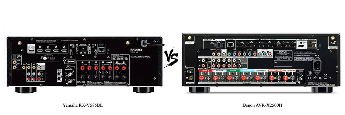 Denon AVR-X2500H vs Yamaha RX-V585BL