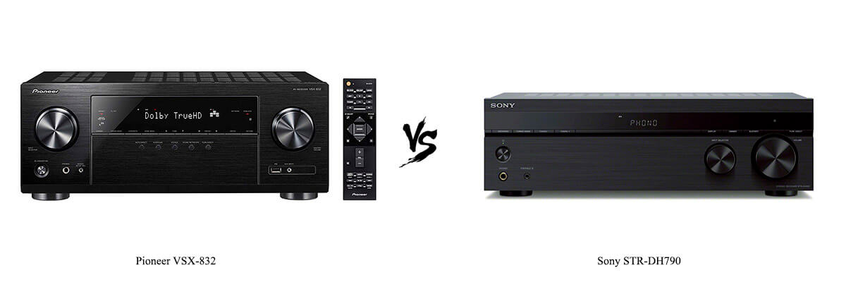 Pioneer VSX-832 vs Sony STR-DH790