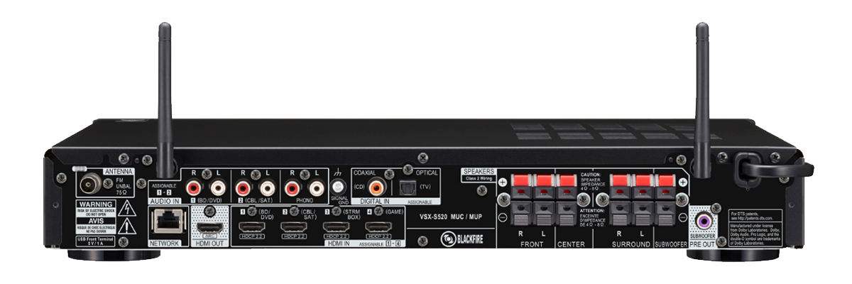 Pioneer VSX-S520 Review - Compare Features and Specs | HelpToChoose